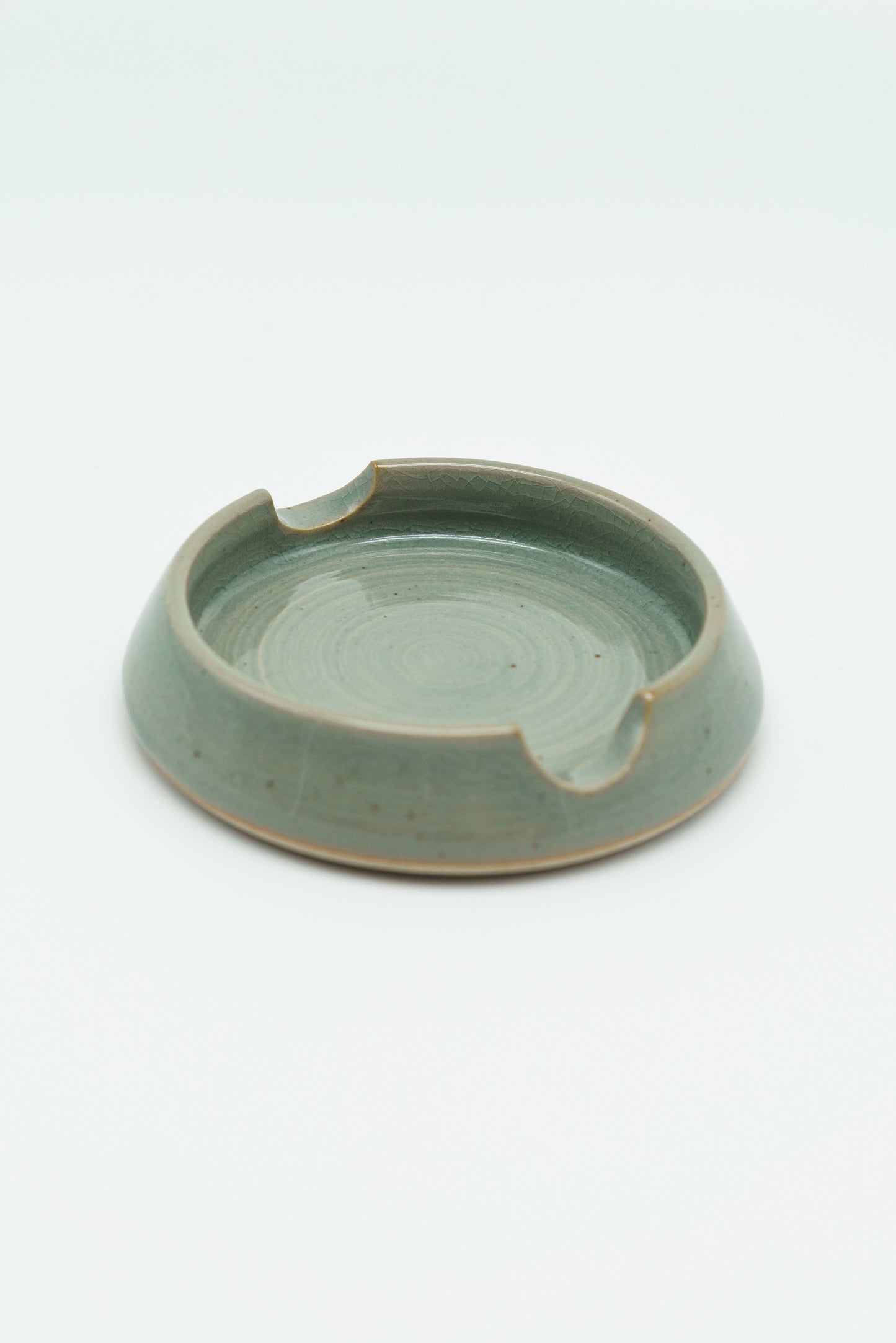 Large Ashtray in Celadon Blue