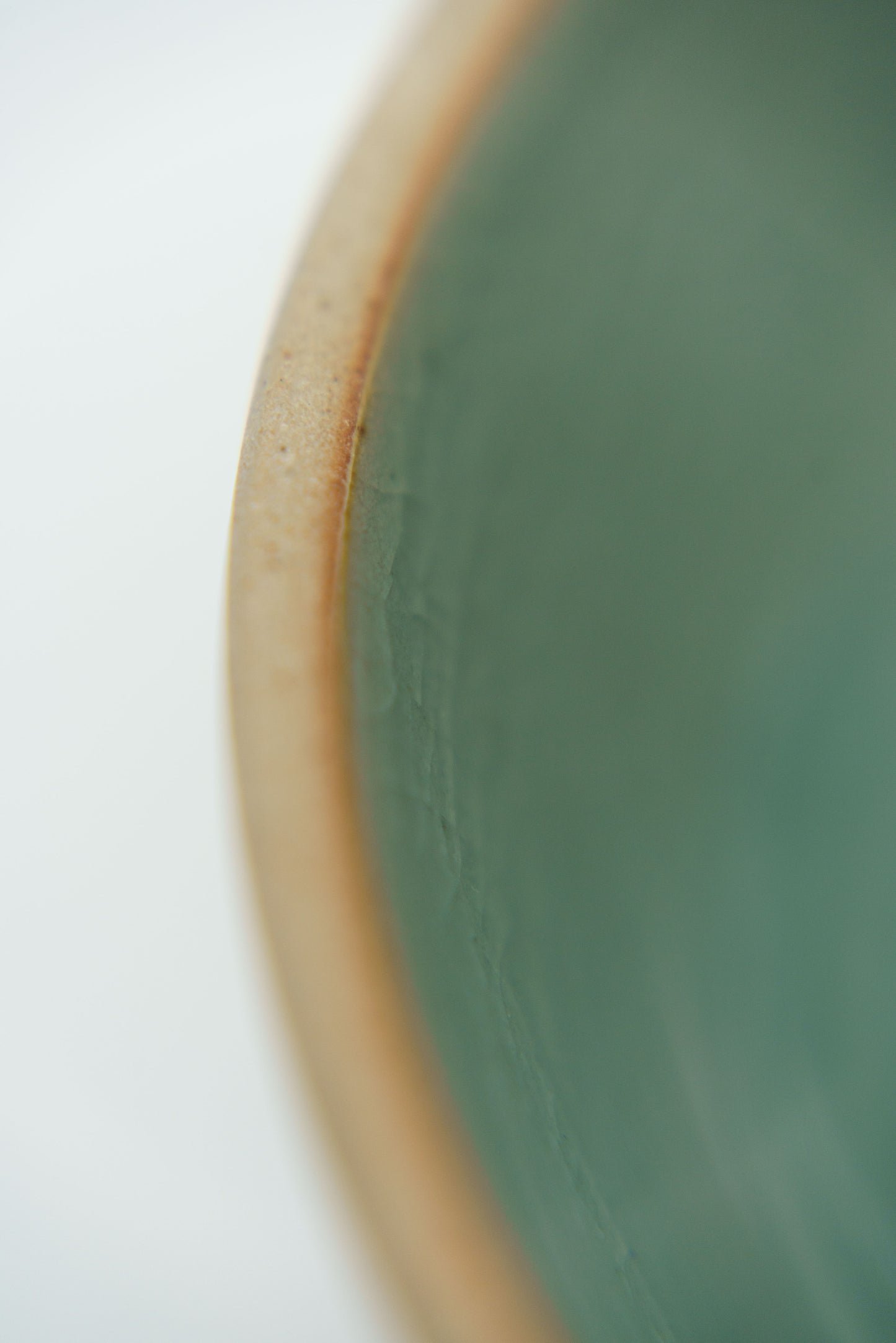 Ridged Bowl with Unglazed Exterior
