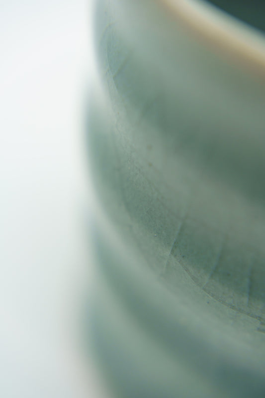 Swirl Cup in Celadon Blue