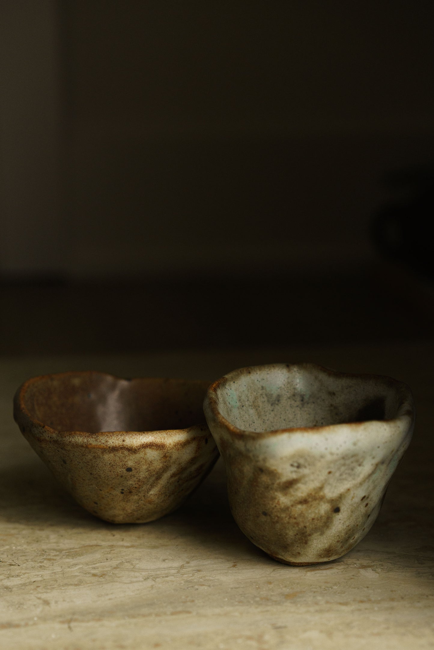 Handbuilt Toasted Cups
