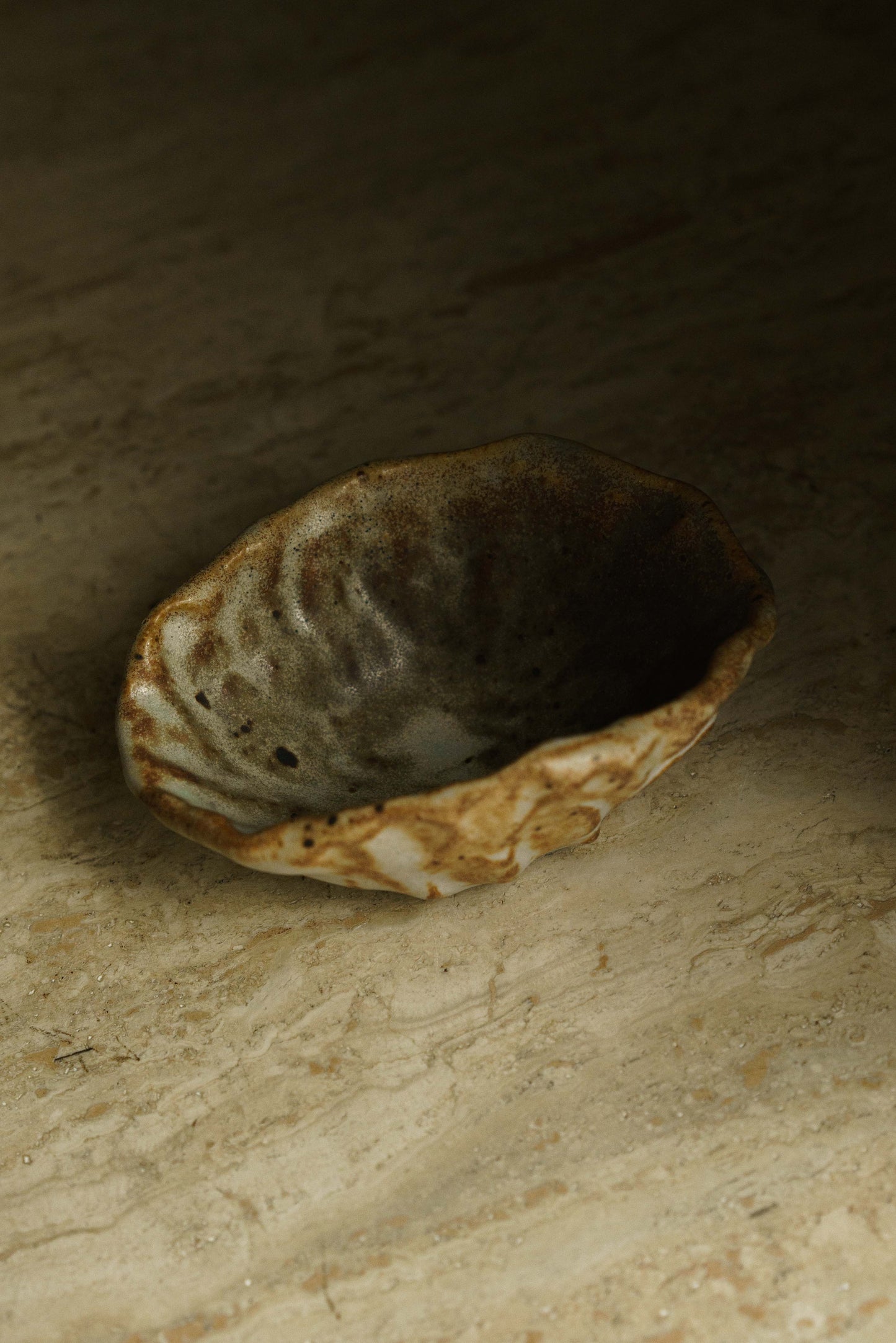 Handbuilt Toasted Trinket Dish