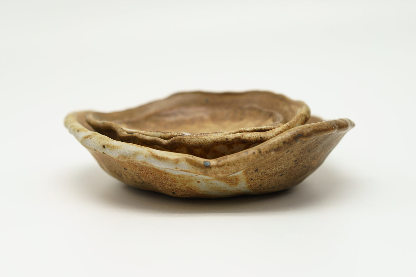 Nesting Trinket dishes in Toasted Cream