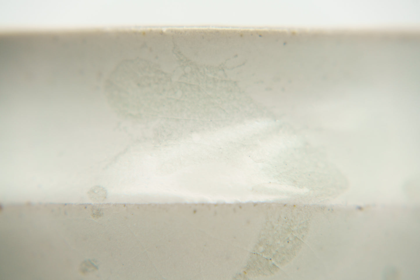 Tapered Vase in White Splatter