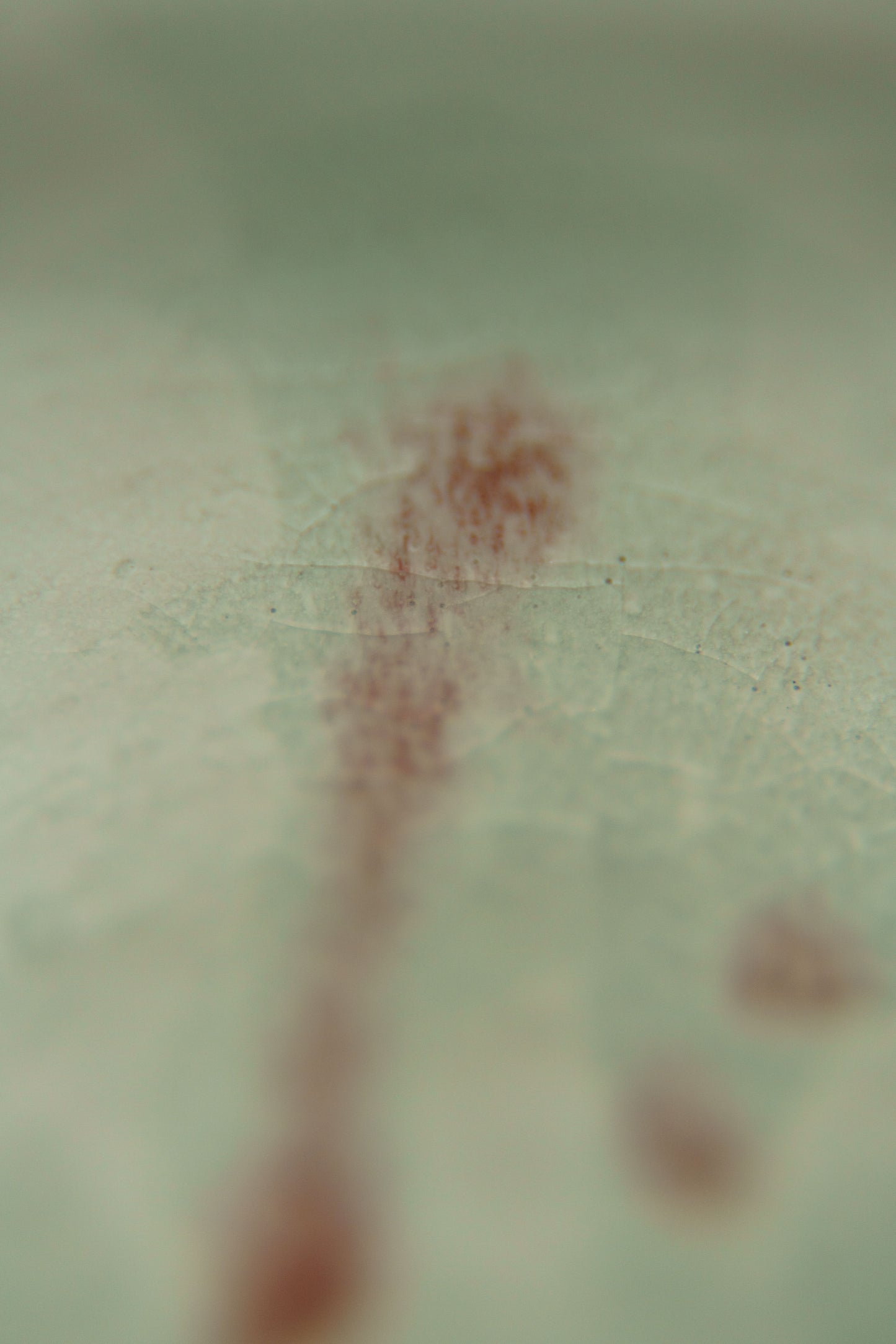 Tapered Vase in White Splatter
