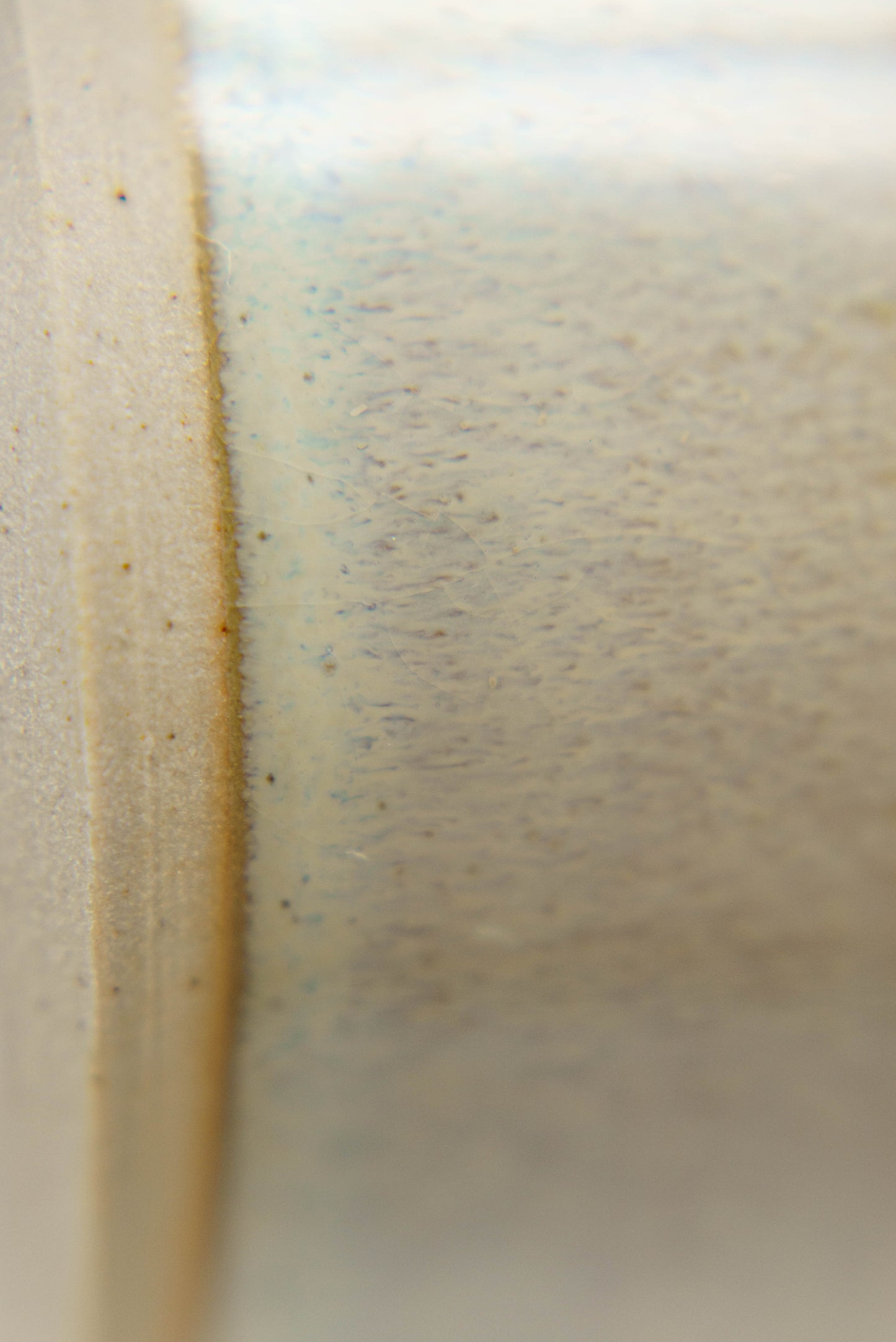 Dainty Indented Pourer in Frosted Sand