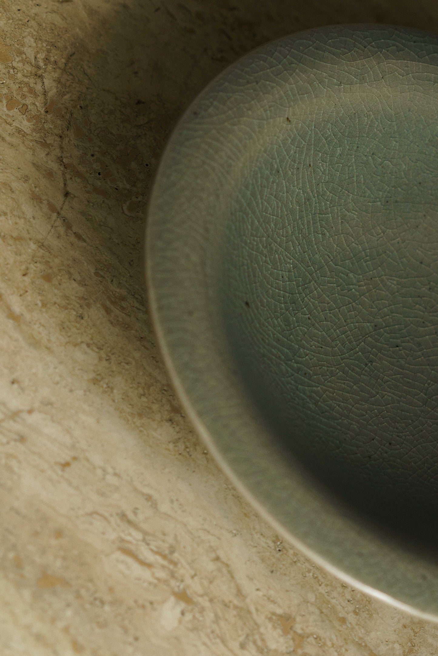 Wide Rim Celadon Bowl