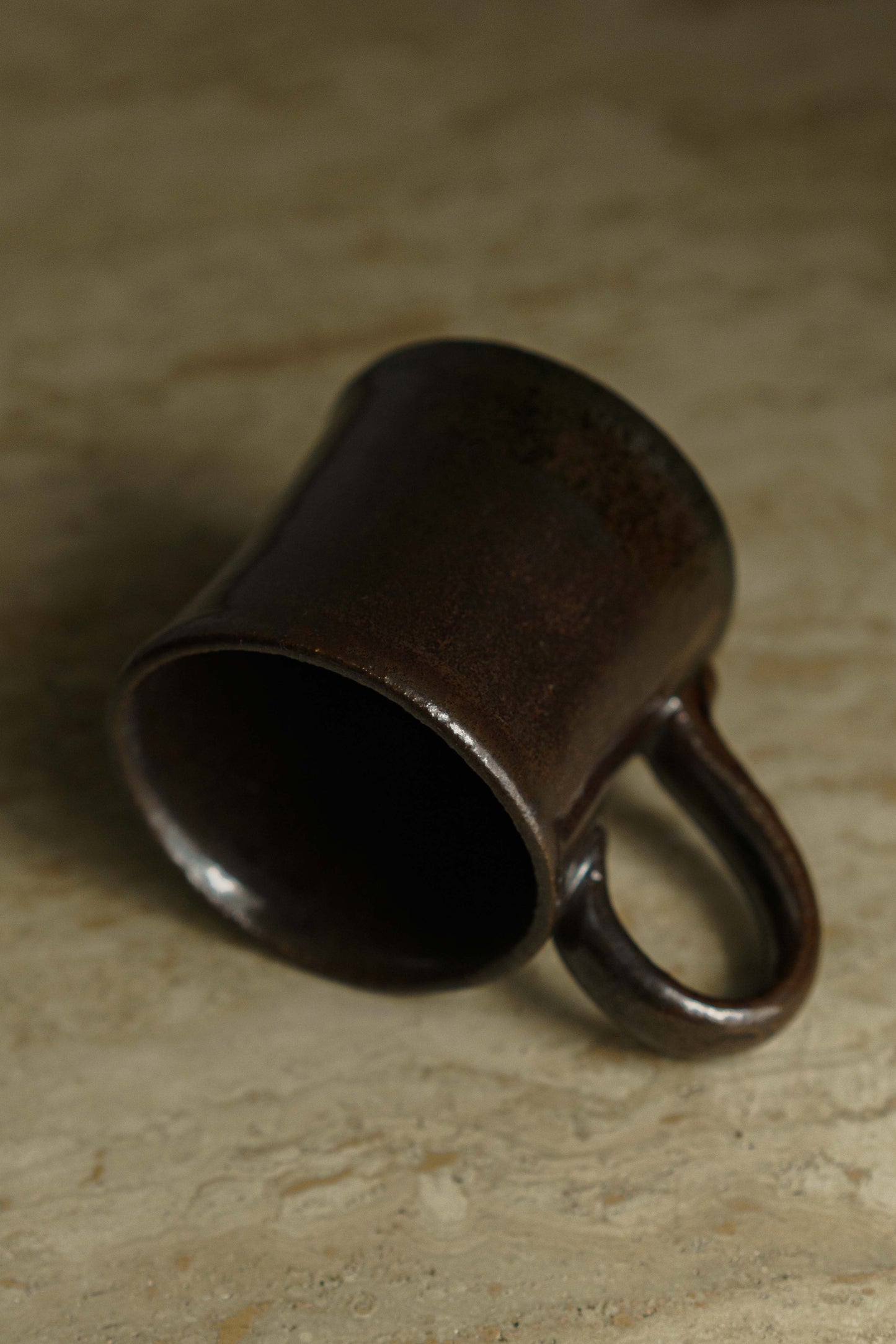 Glossy Brown Diner Mug