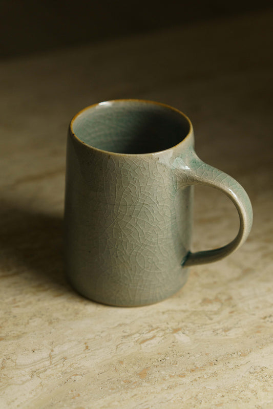 Tall Mug in Celadon Blue
