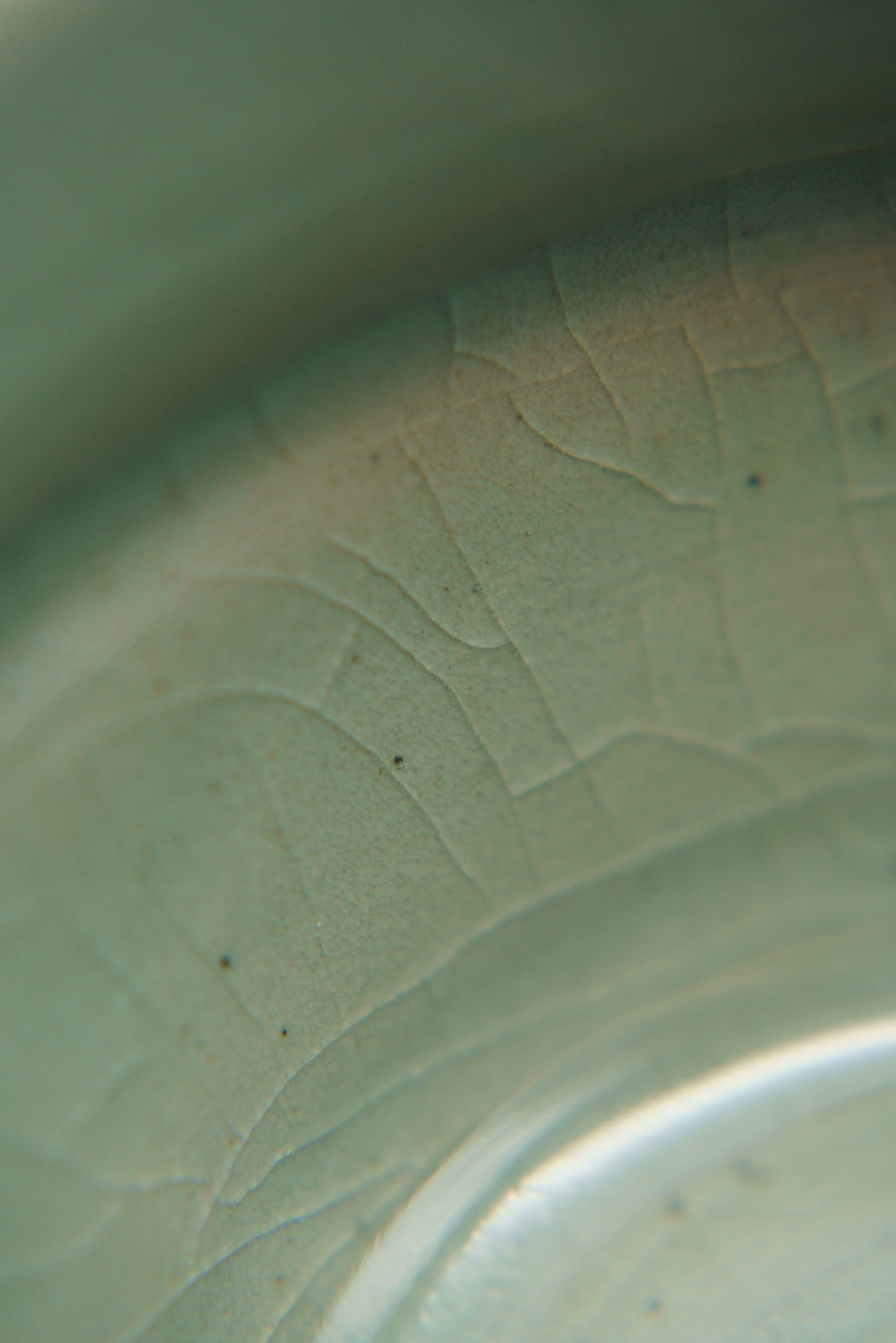 Sharp Matcha Bowl in Celadon Blue