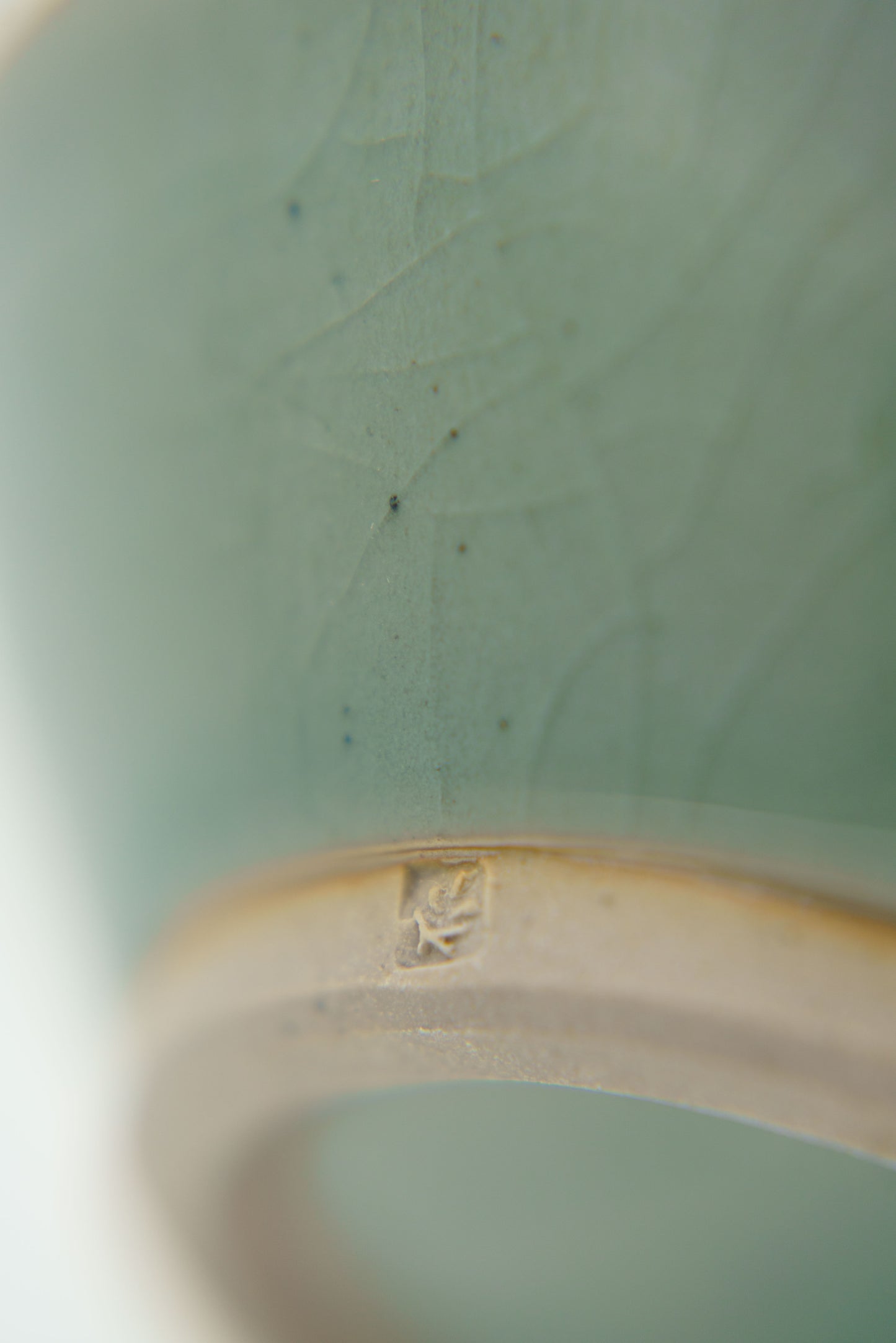 Sharp Matcha Bowl in Celadon Blue