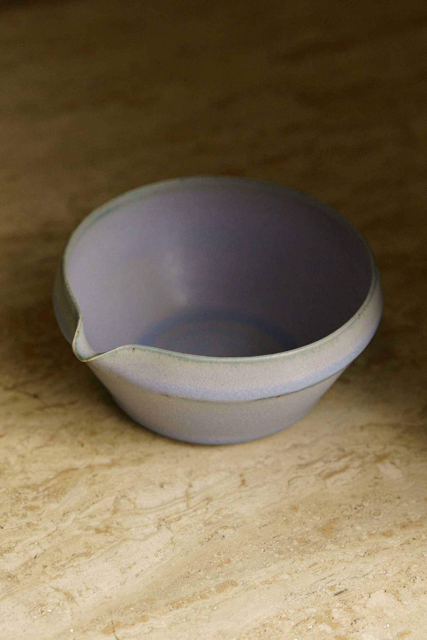 Angular Lavender Matcha Bowl