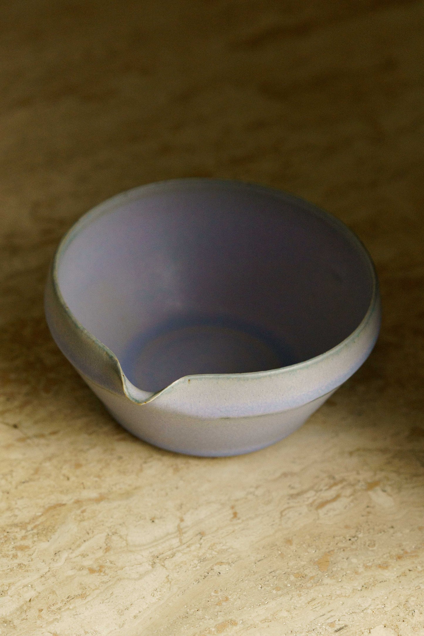 Angular Lavender Matcha Bowl