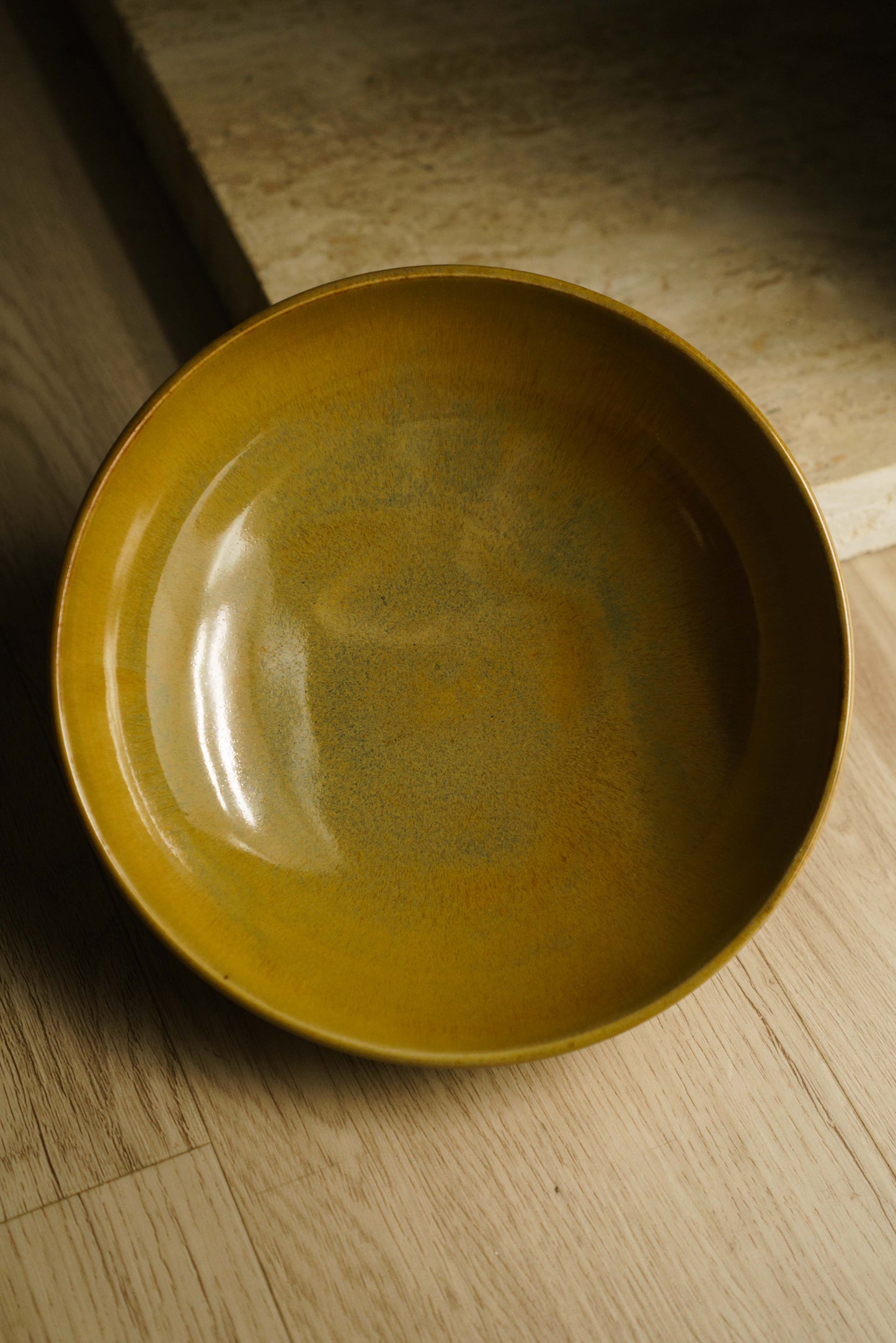 Flowy Yellow Bowl