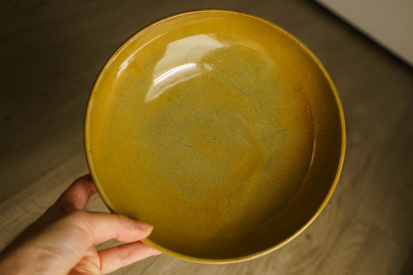 Flowy Yellow Bowl