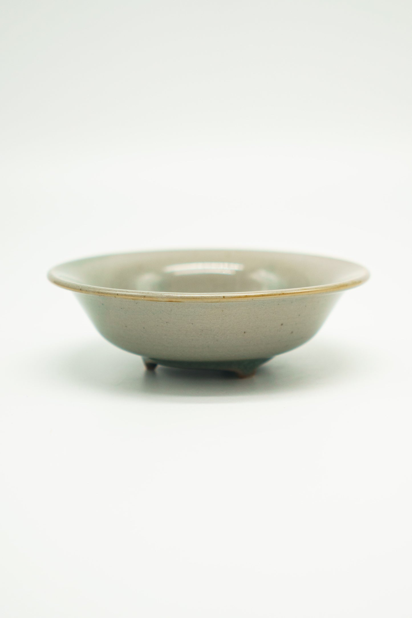 Wide Three-Footed Ice Cream Bowl