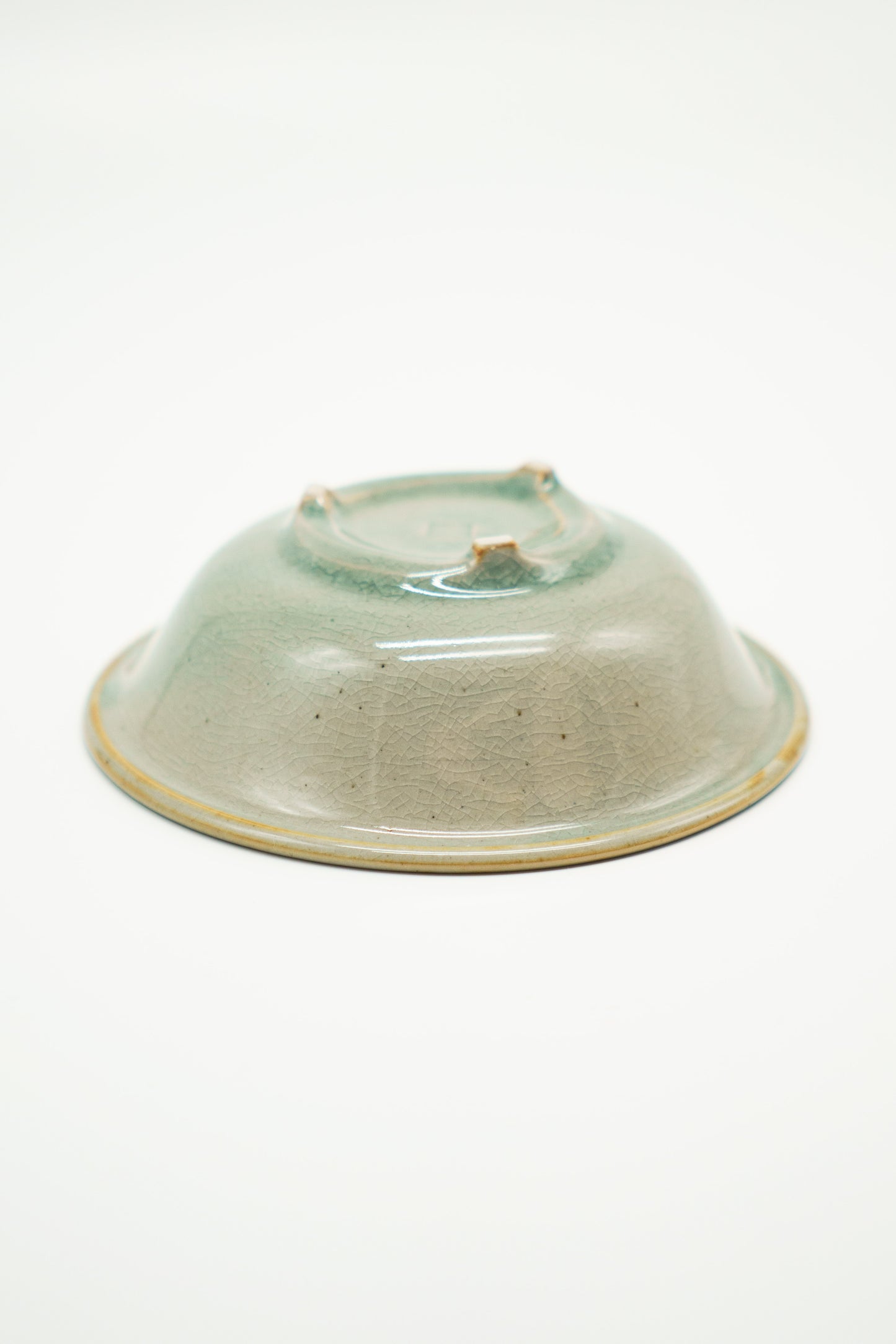 Wide Three-Footed Ice Cream Bowl
