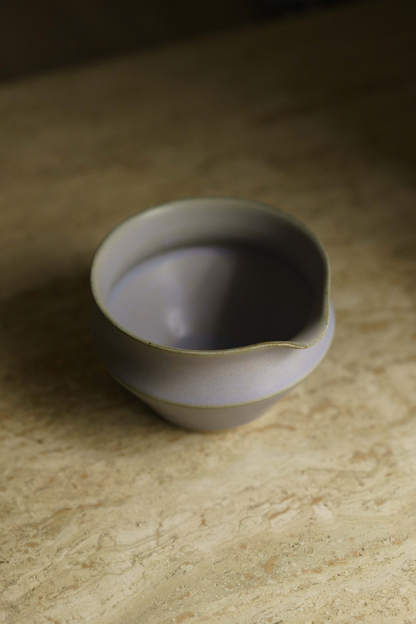 Sharp Matcha Bowl in Lavender