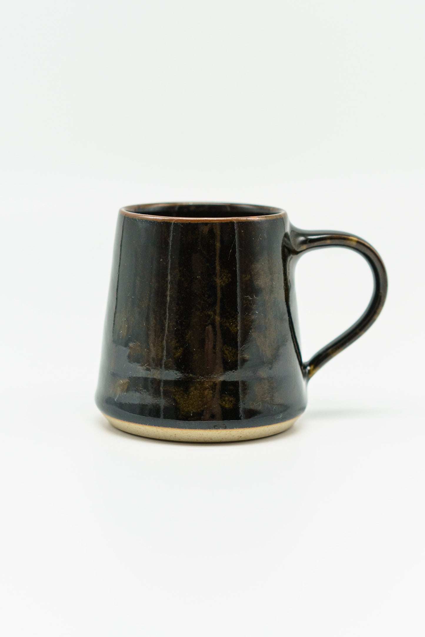 Cloudy Black and Yellow Mug