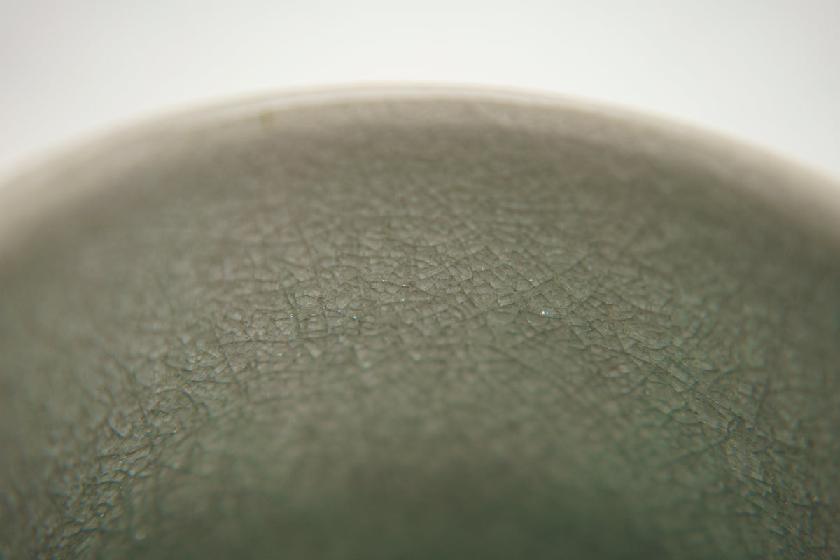 Straight-Walled Mug in Blue-Green Ice Crack