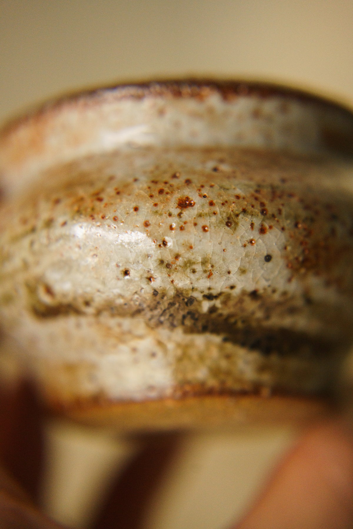 Mini Vase brushed with Manganese