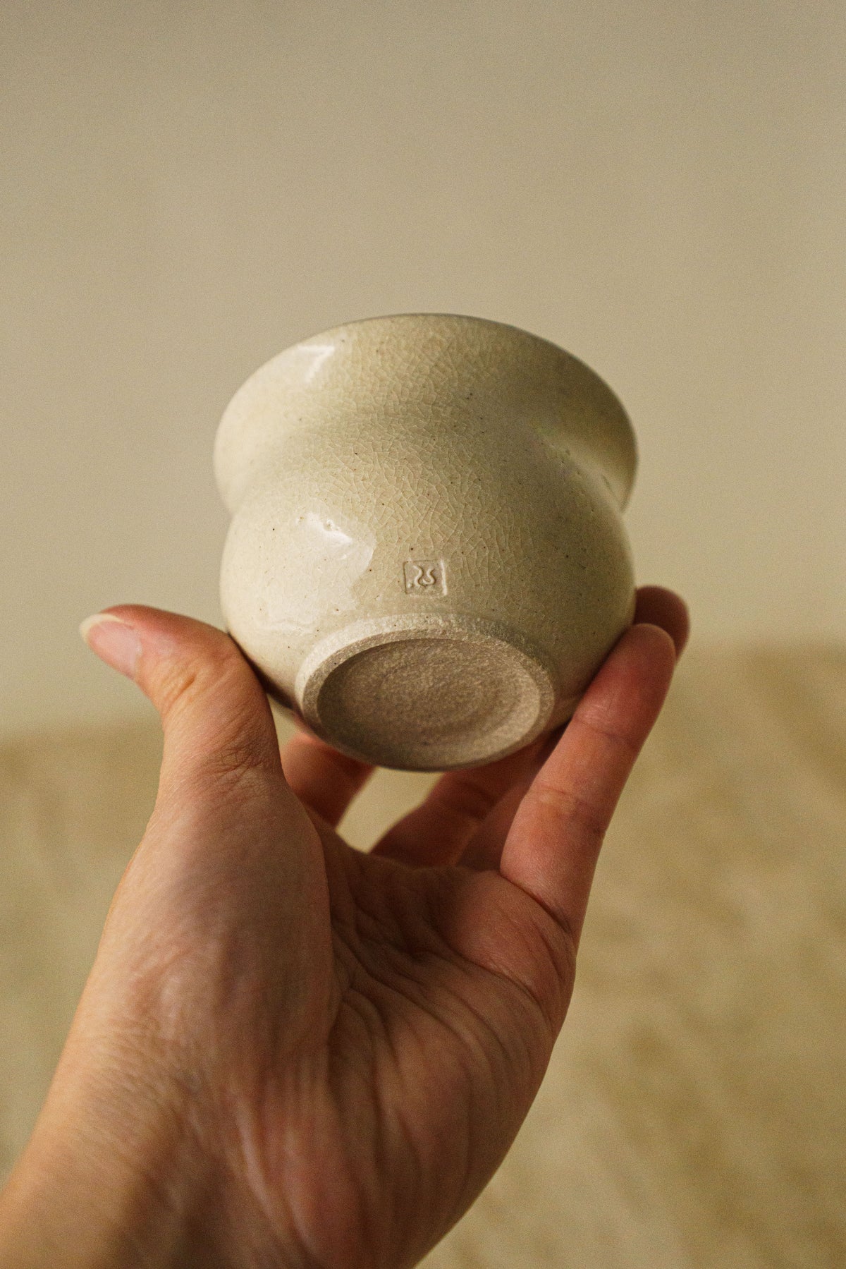 Small Teacup in Cream