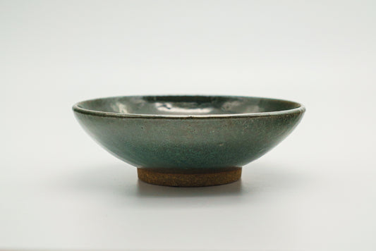 Medium Bowl in Dark Oribe Green