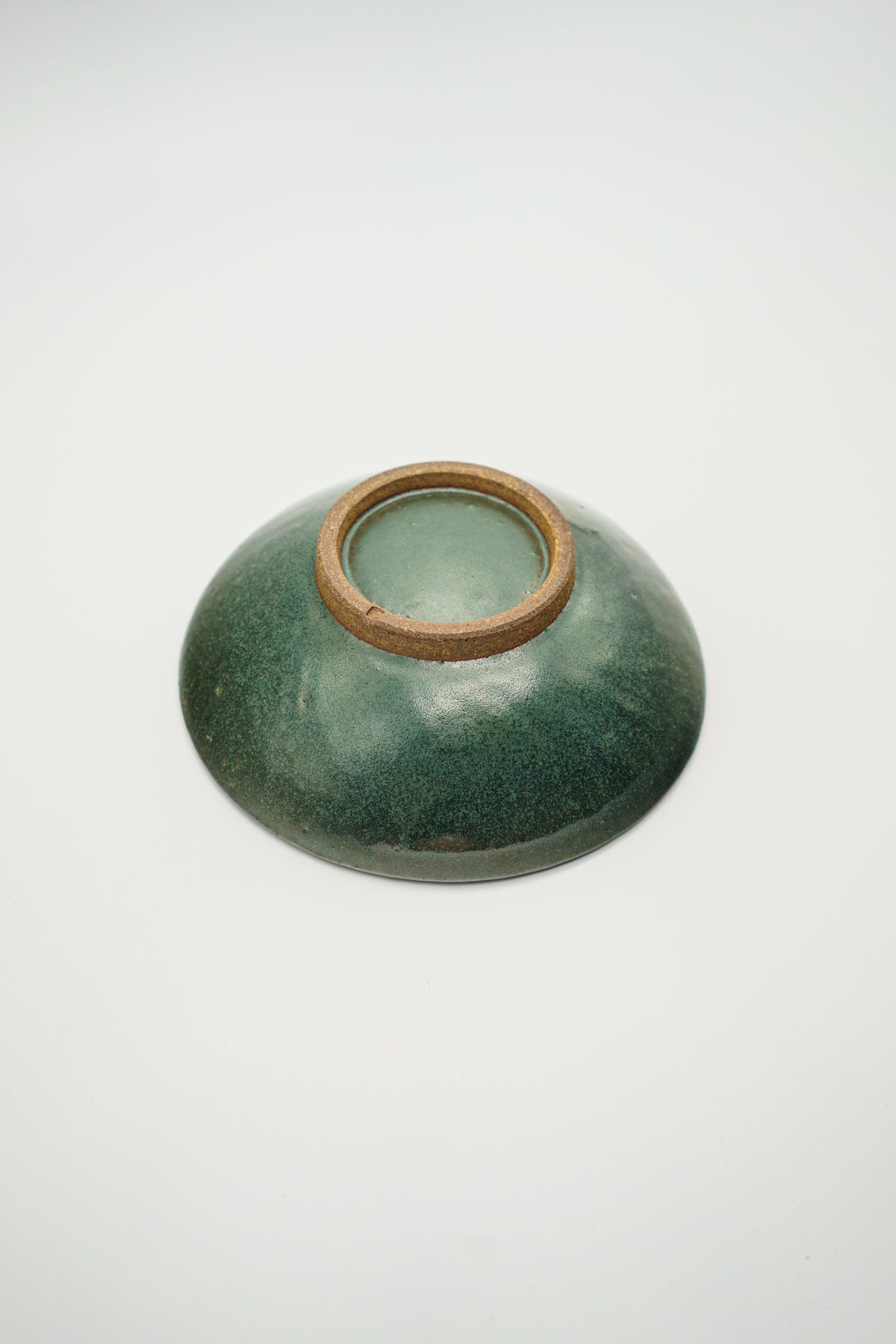 Medium Bowl in Dark Oribe Green