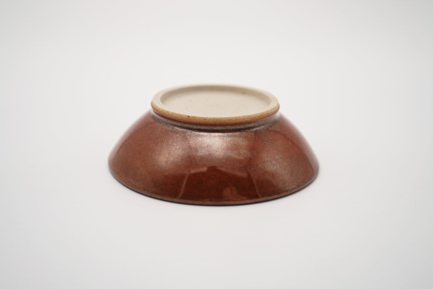 Small Shallow Bowl in Earthy Red