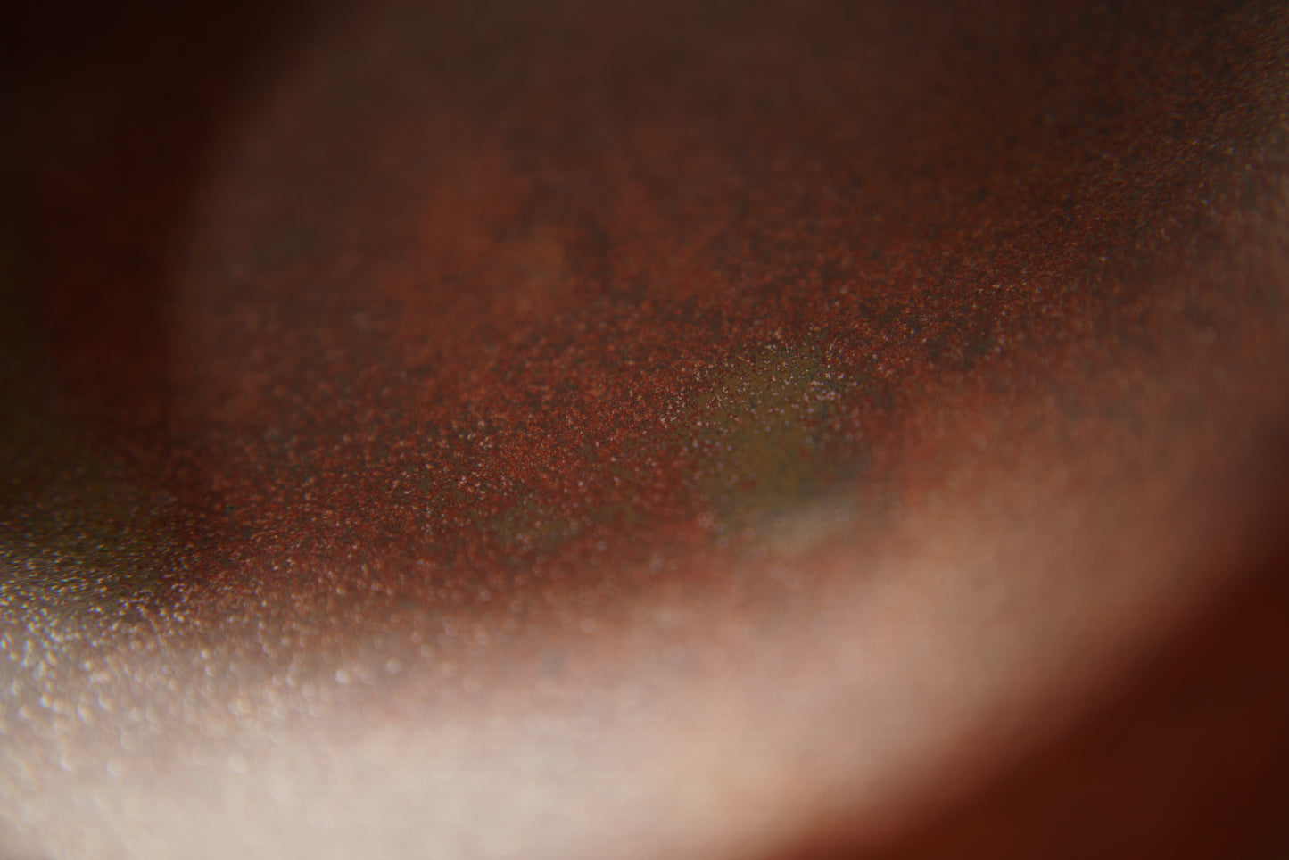 Small Shallow Bowl in Earthy Red