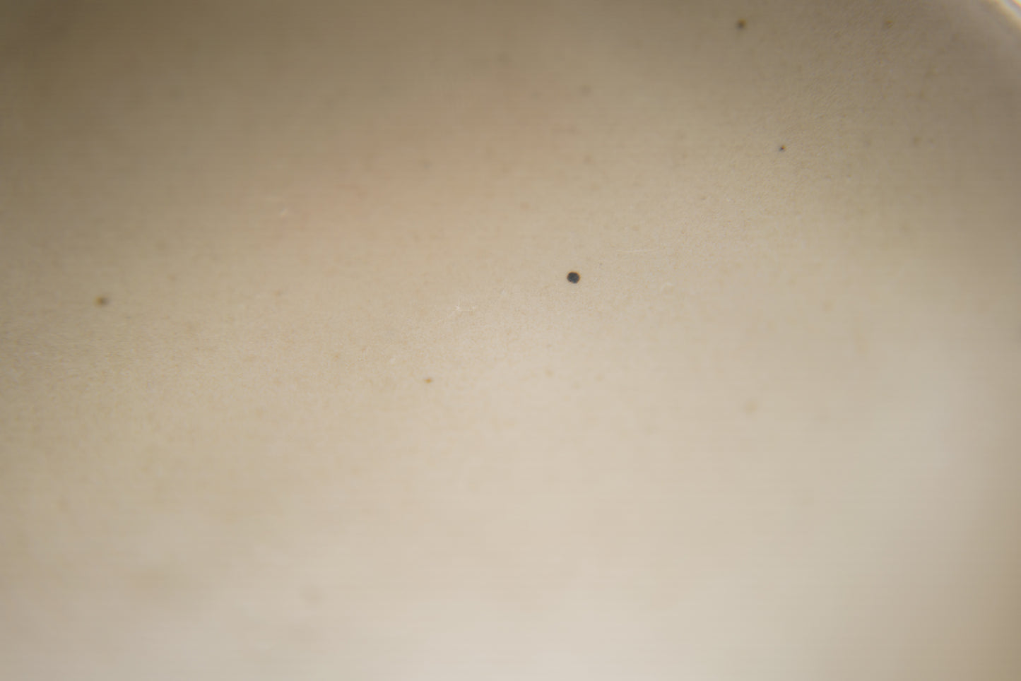 Small Shallow Bowl in Cream