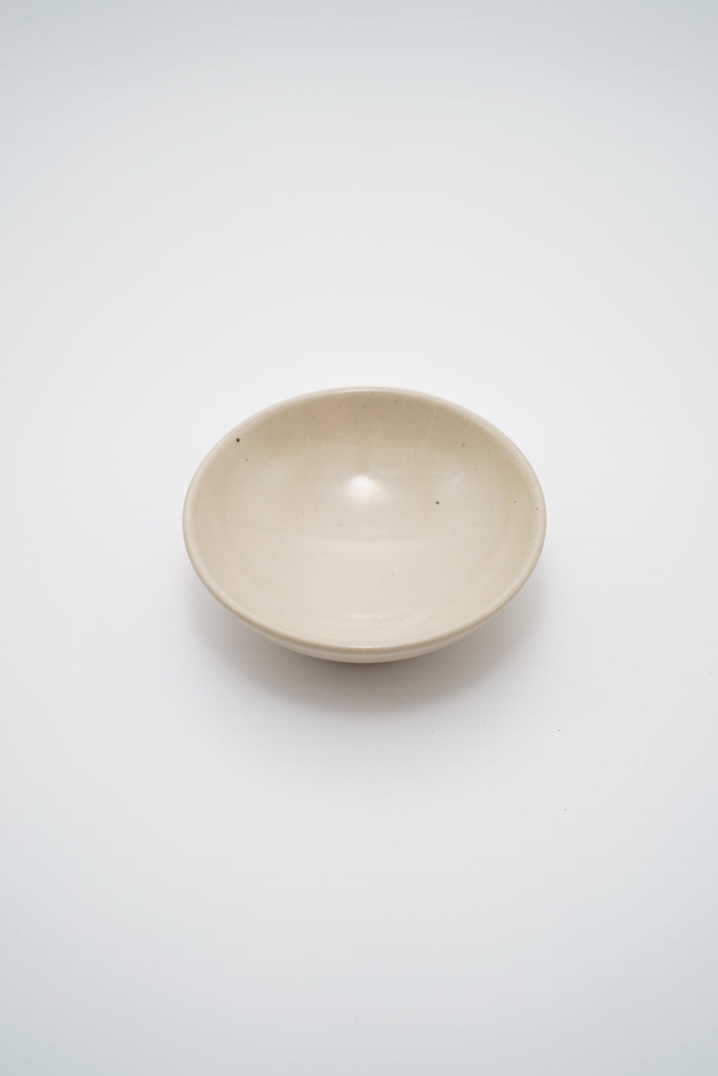 Small Shallow Bowl in Cream