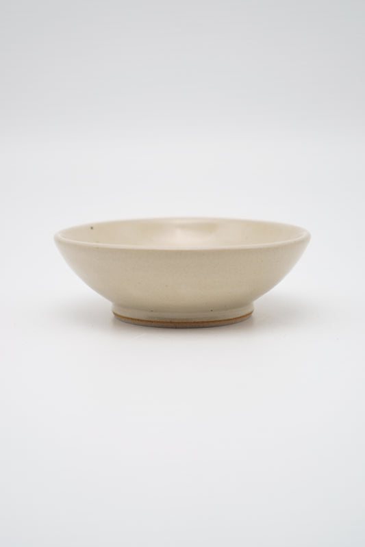 Small Shallow Bowl in Cream