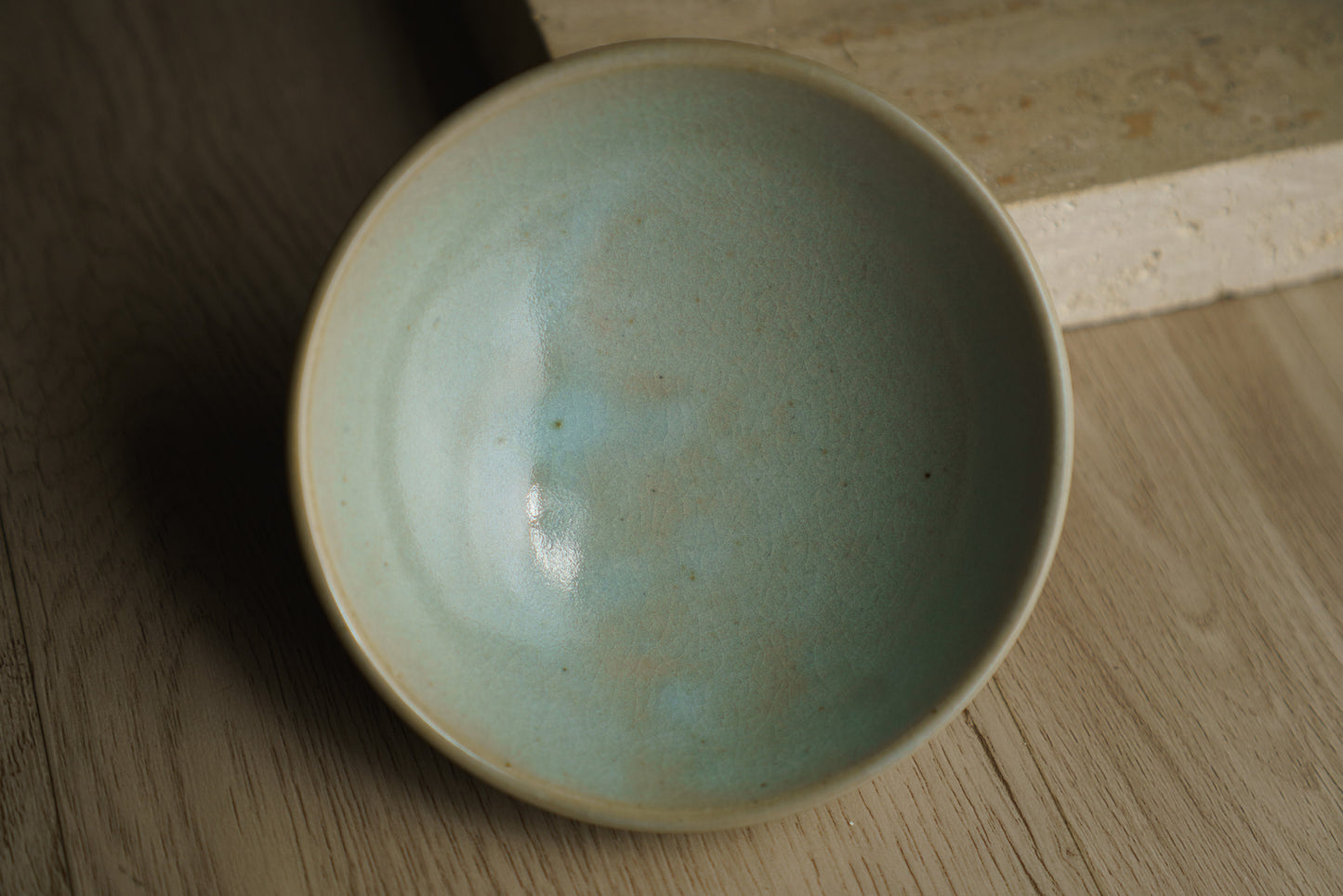 Small Shallow Bowl in Light Blue