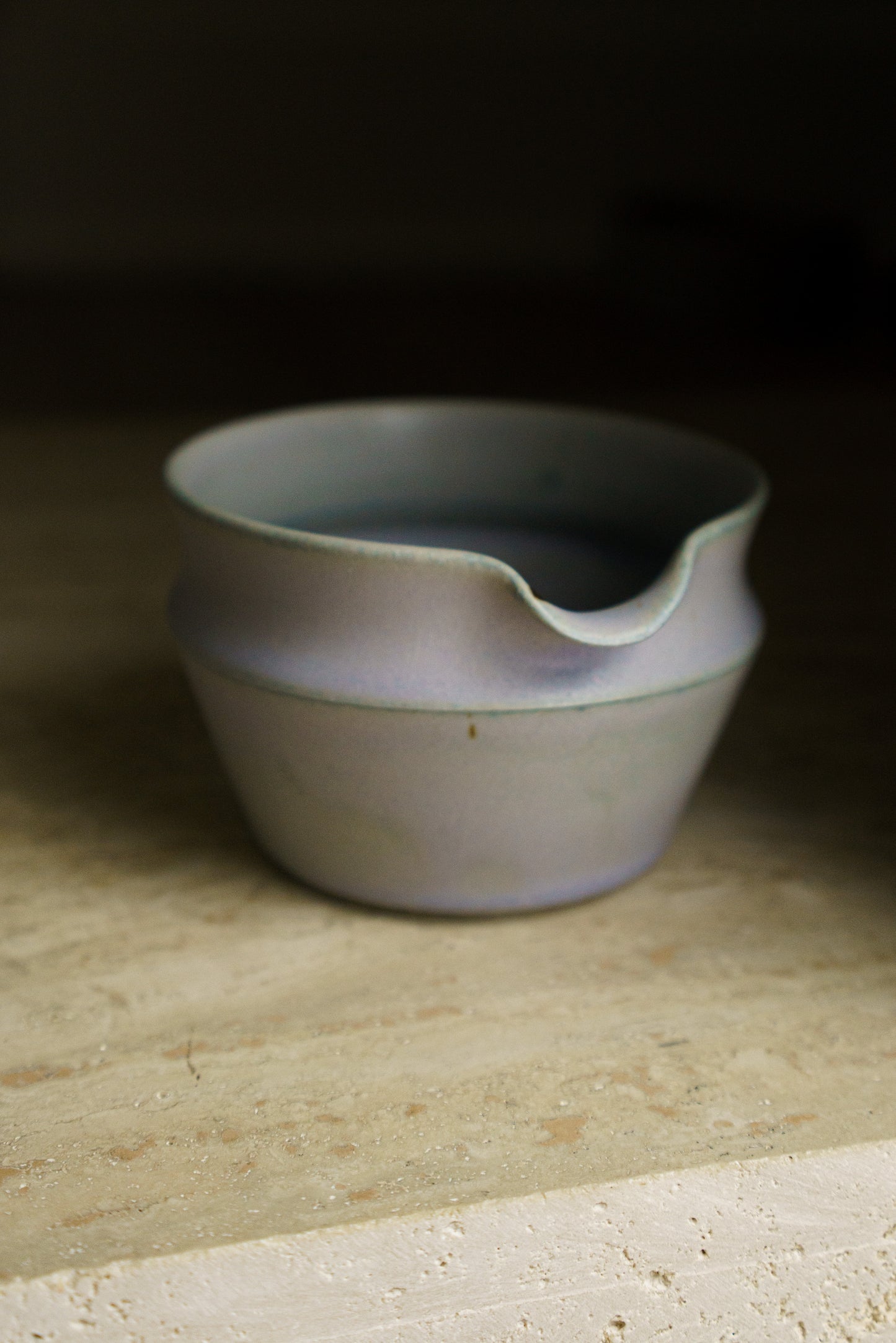 Collared Matcha Bowl in Lavender