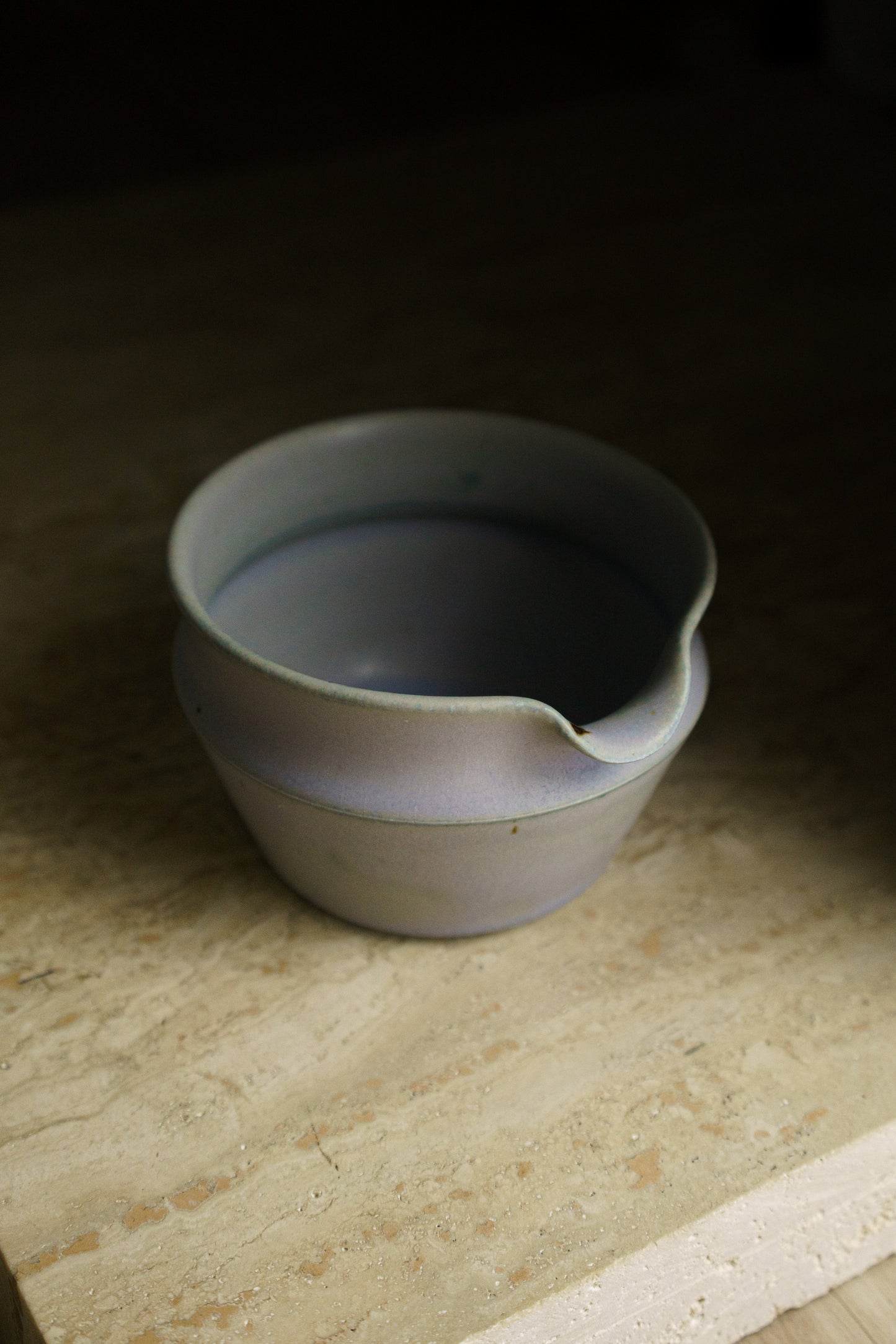 Collared Matcha Bowl in Lavender