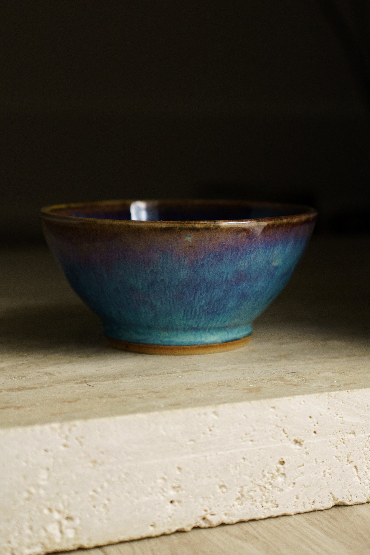 SECONDS- Small Ice Cream Bowl in Cerulean Blue