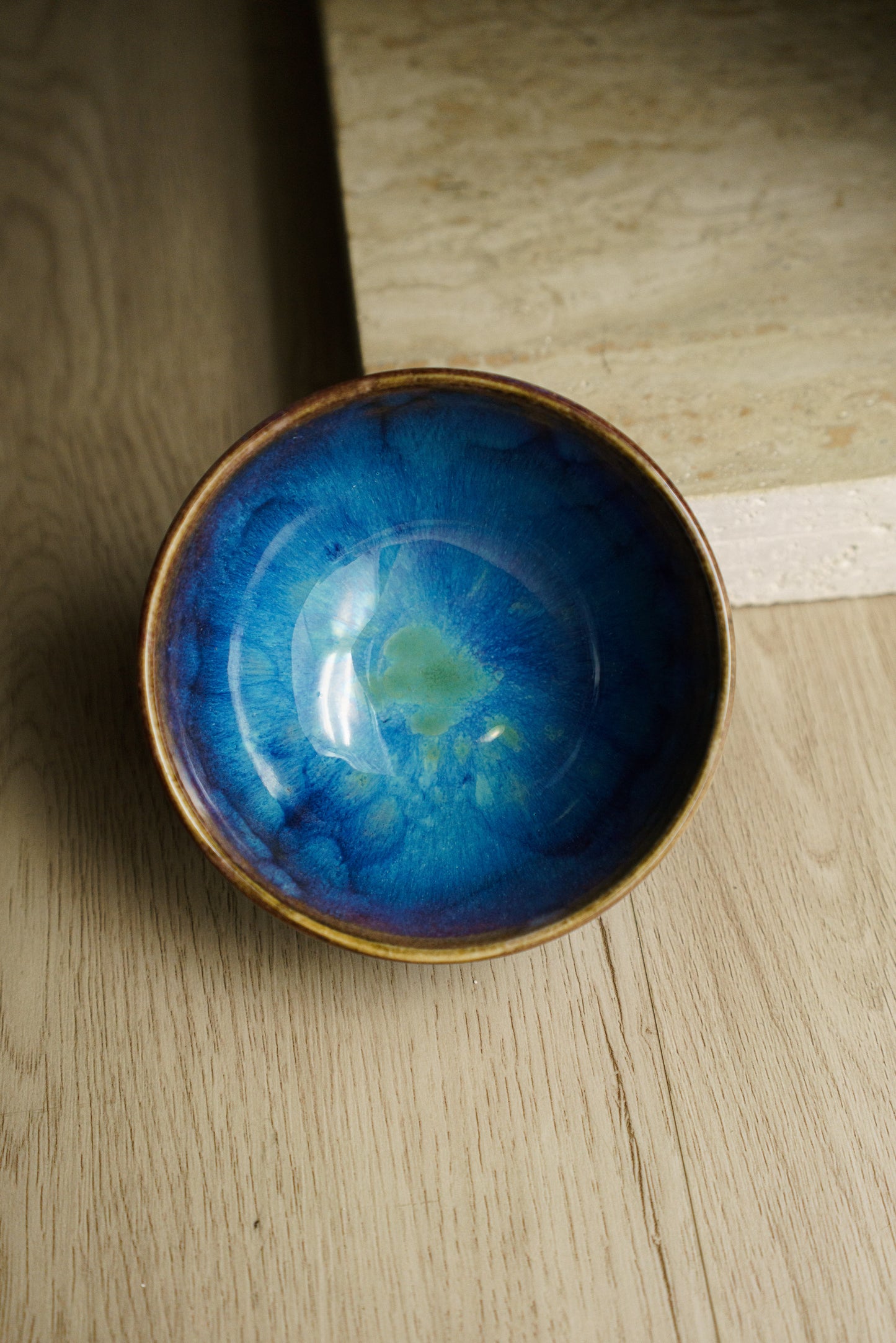 SECONDS- Small Ice Cream Bowl in Cerulean Blue