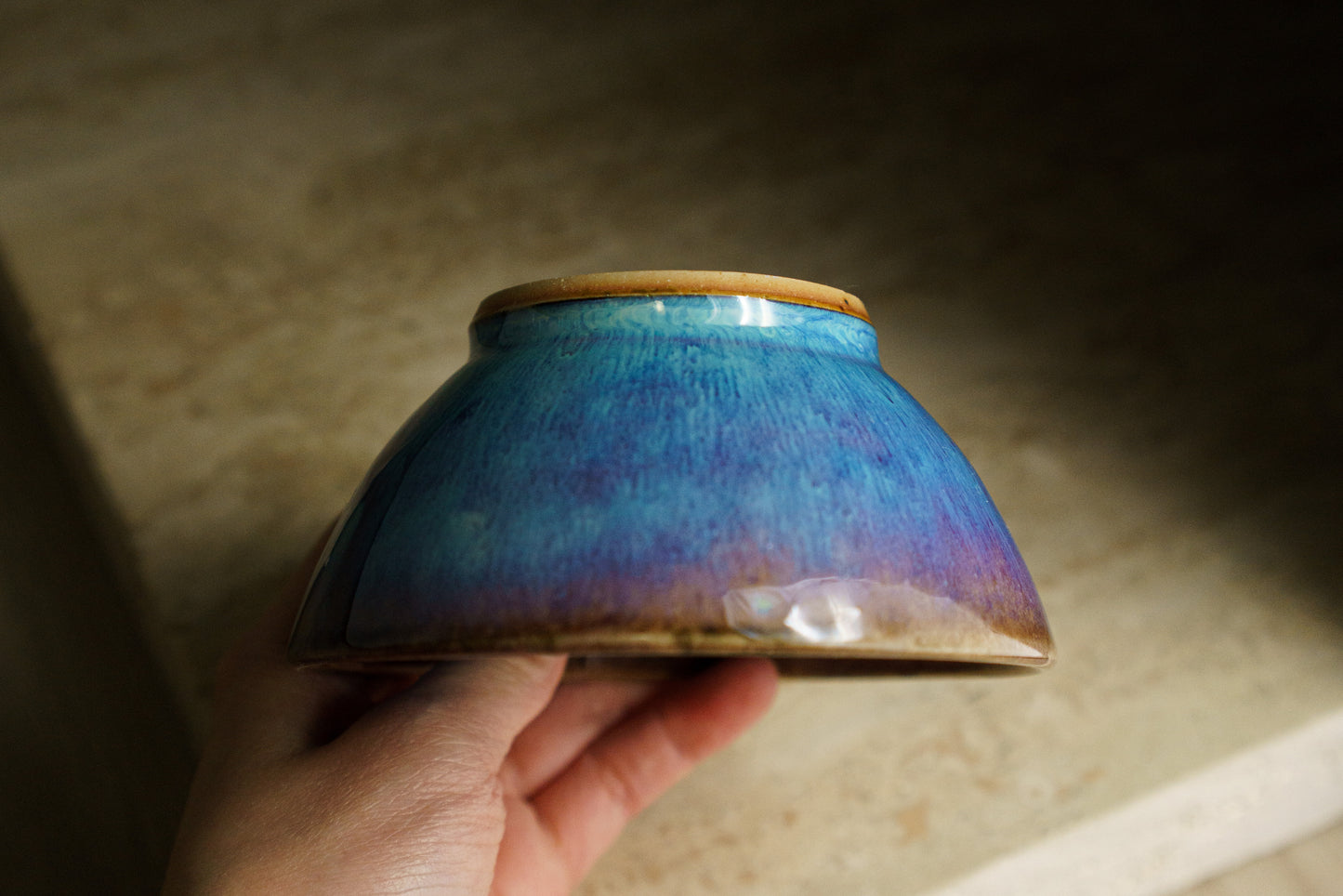 SECONDS- Small Ice Cream Bowl in Cerulean Blue