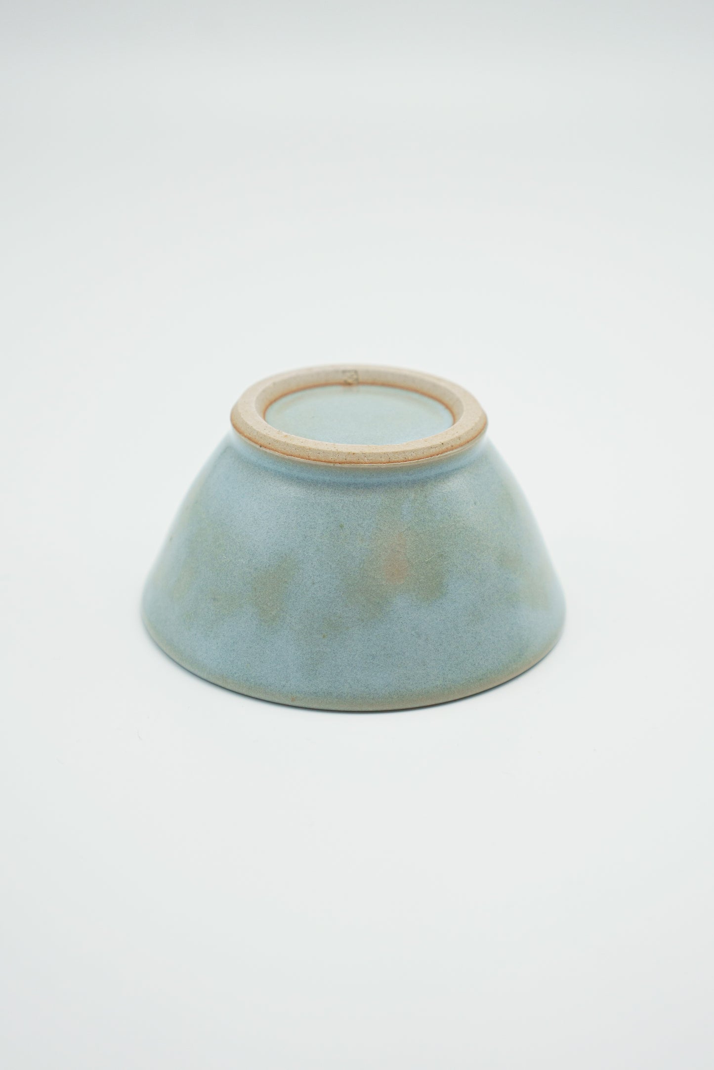 Small Ice Cream Bowl in Icy Crackle Blue
