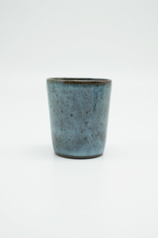 Icy Blue Cup on Dark Clay
