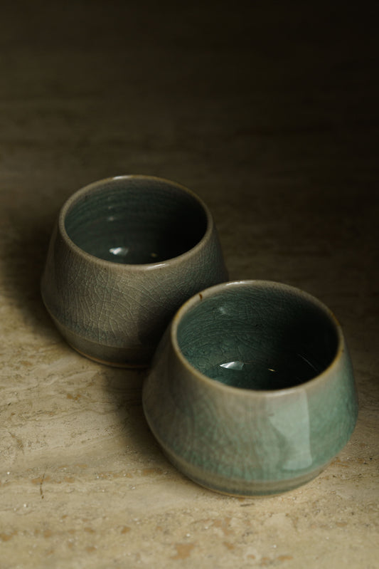 Twin Angular Teacups
