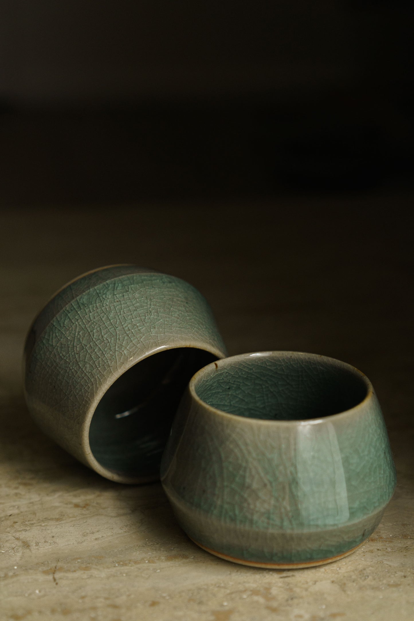 Twin Angular Teacups