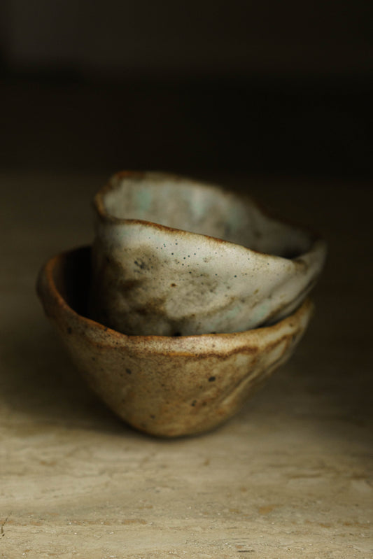 Handbuilt Toasted Cups