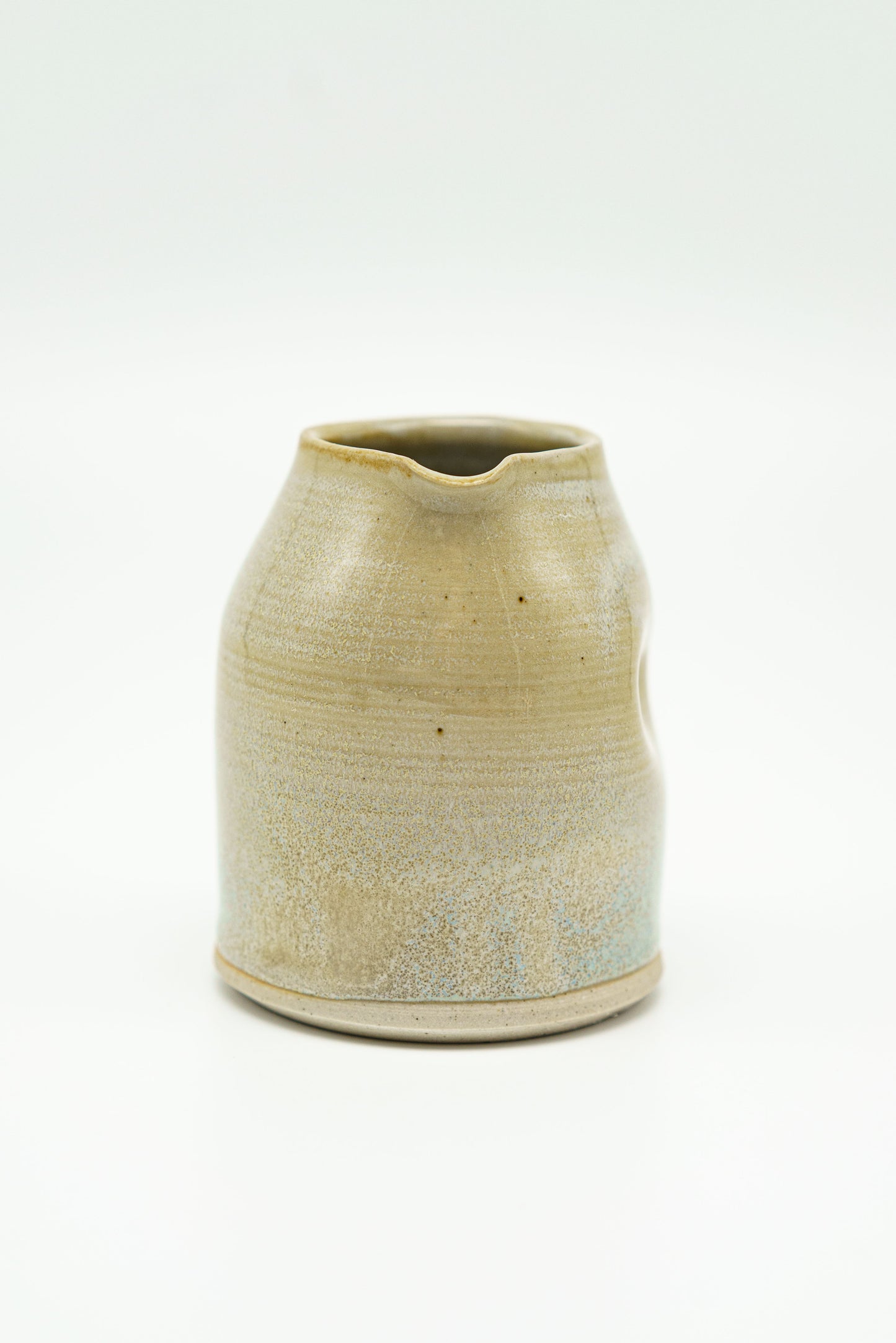 Dainty Indented Pourer in Frosted Sand