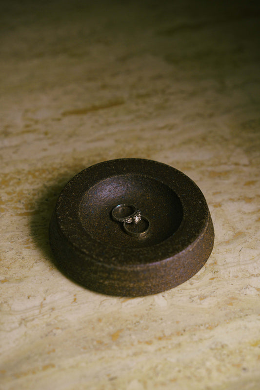 Angular Compact Earth Trinket Dish