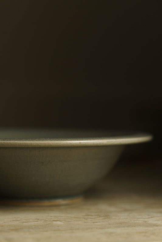 Wide Rim Celadon Bowl