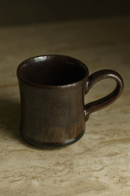 Glossy Brown Diner Mug