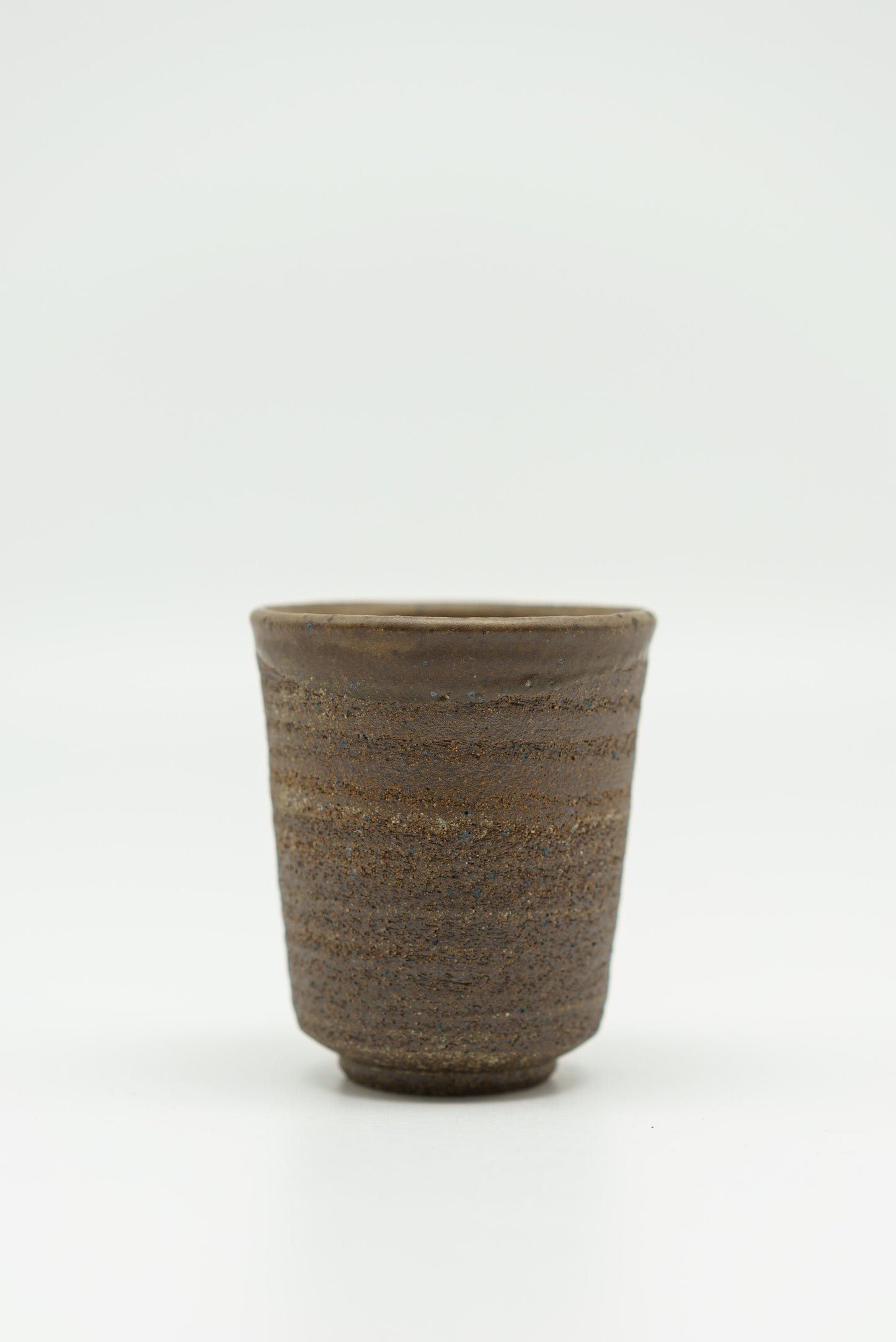 Taller Rustic Swirl Cup with Unglazed Exterior