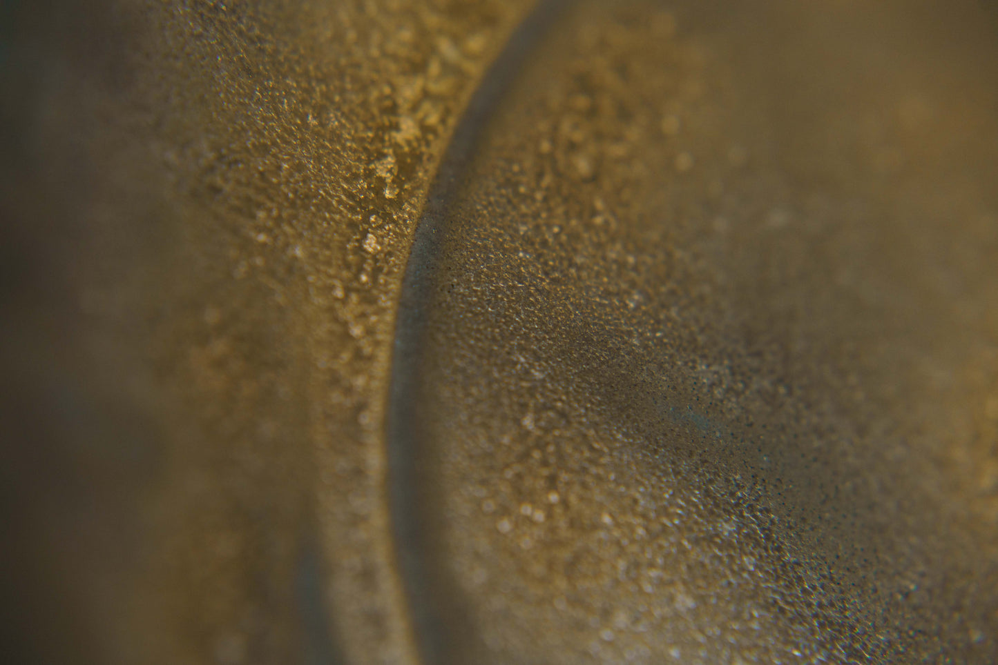 Aged Metallic Bronze Dish