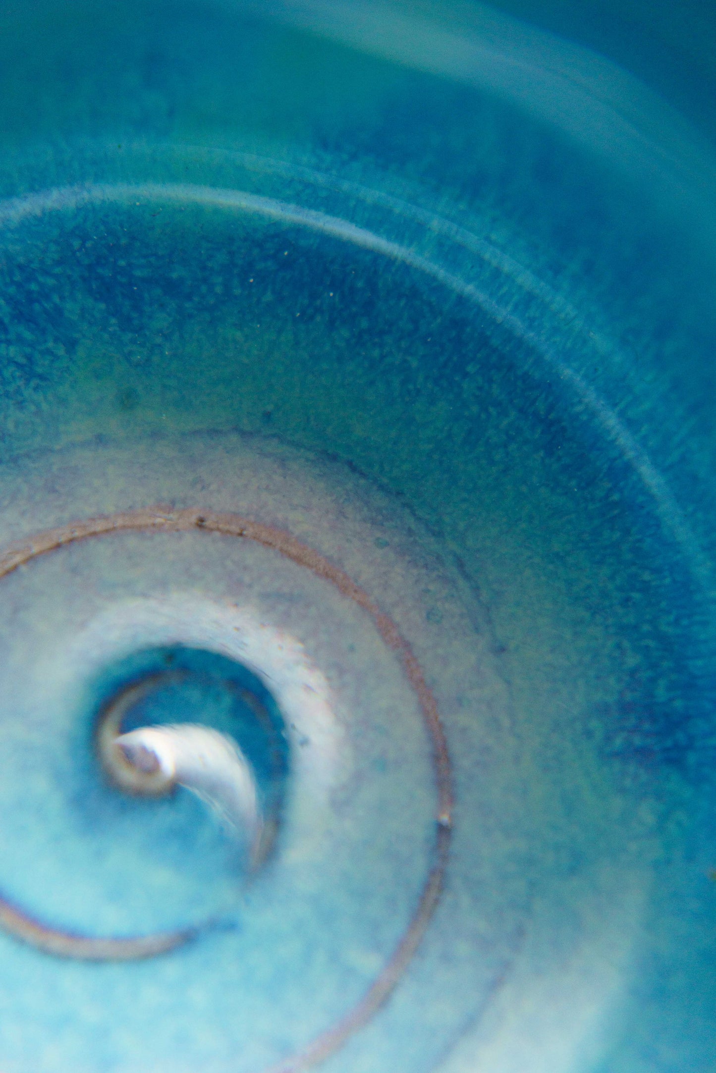 Ridged Cup in Cerulean Blue